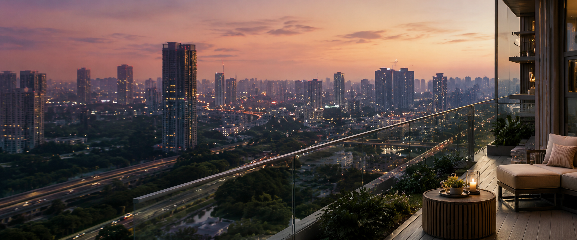 A Lodha luxury living space