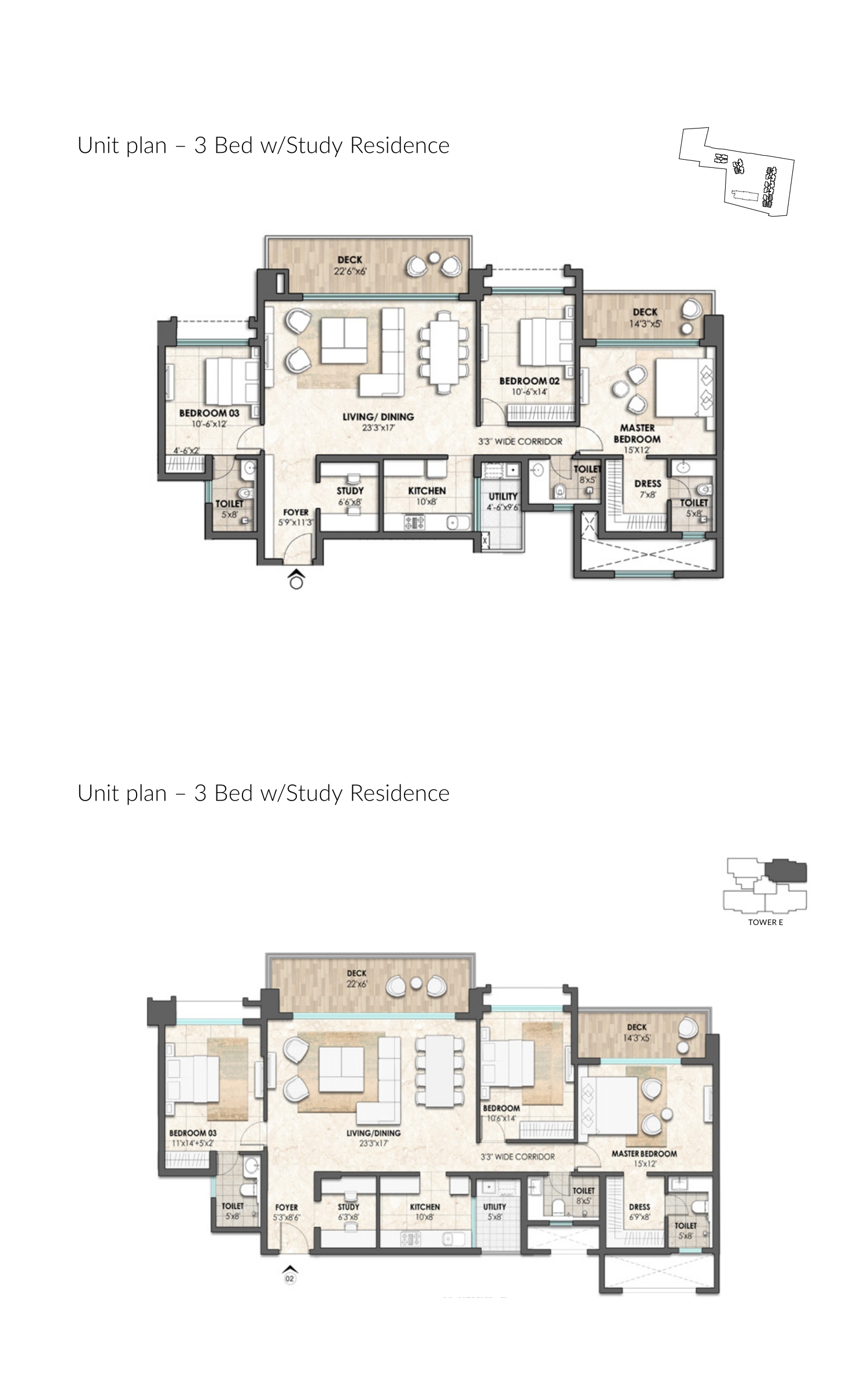 Lodha Hopefarm Whitefield 4 BHK floor plan — indicative layout, not the official plan